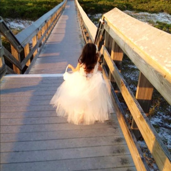 Custom flower girl dress